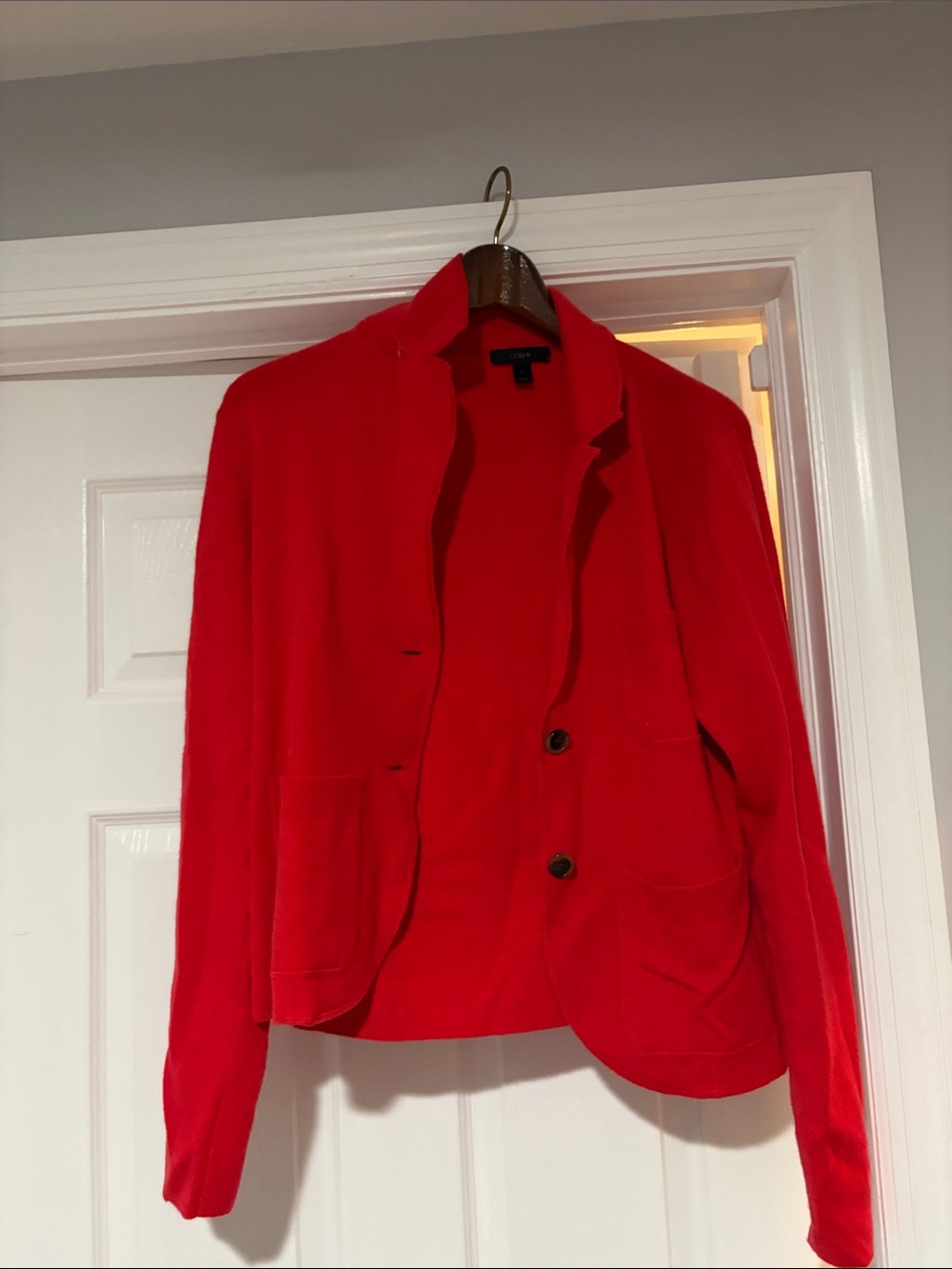 J. Crew Bright Red Women's Blazer Jacket